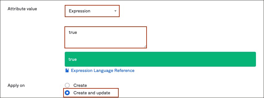 Click to expand Attribute page