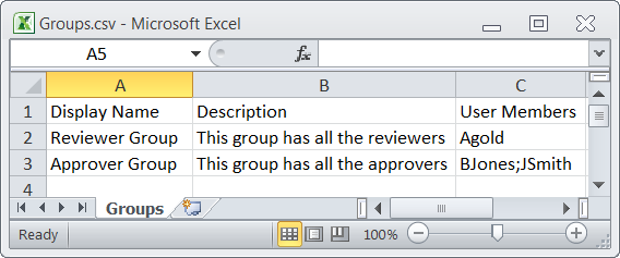 Click to expand CSV file displayed using Microsoft Excel.