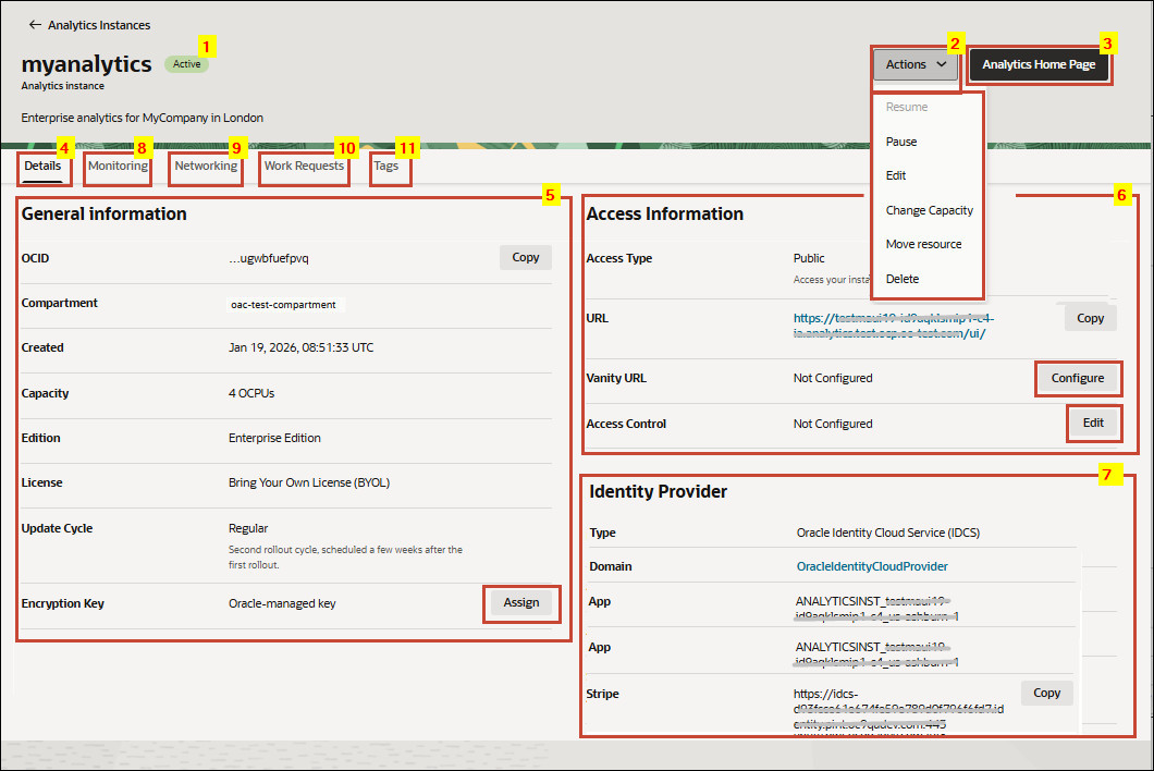 Description of oac_console_ux_detail.jpg follows Description of oac_console_ux_detail.jpg follows