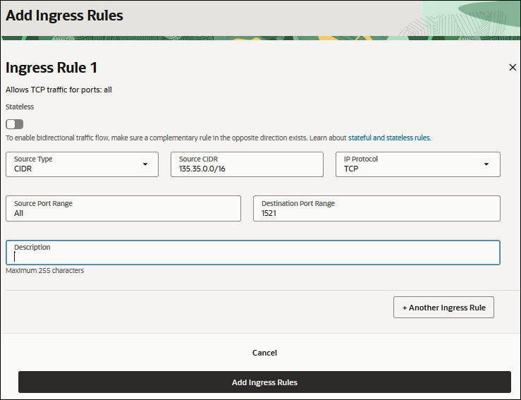 Description of uc1_ingressrules.jpg follows