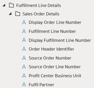 The expanded Fulfillment Line Details folder displaying the newly added Fulfil Partner field