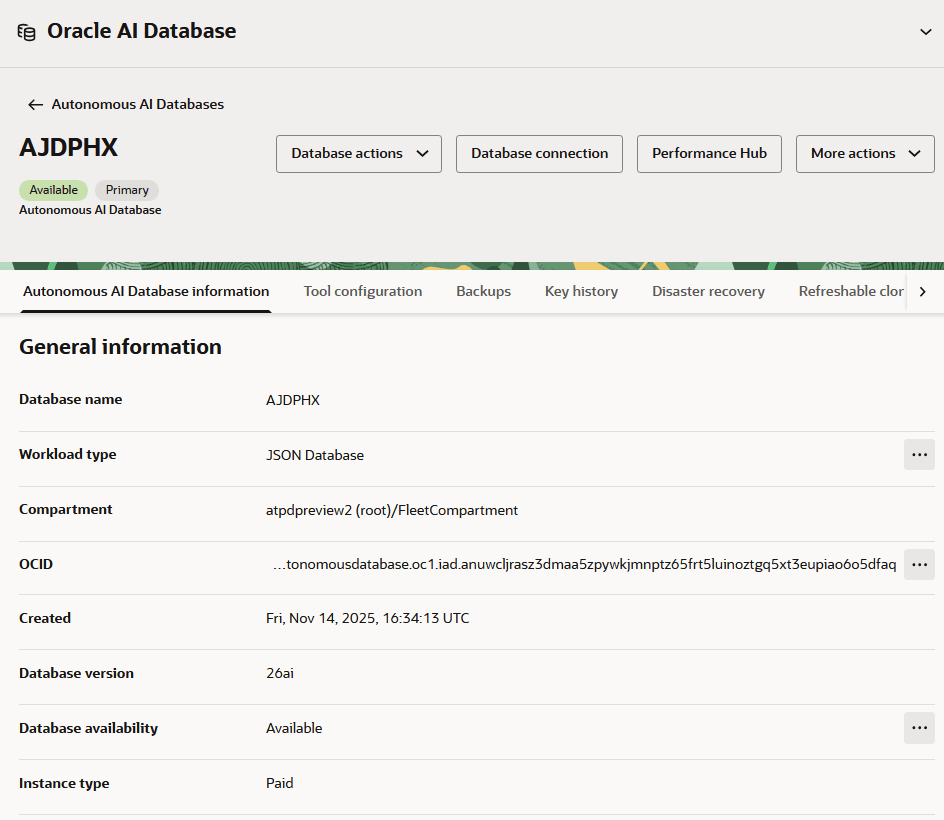 Description of adb_ajd_console_details.png follows
