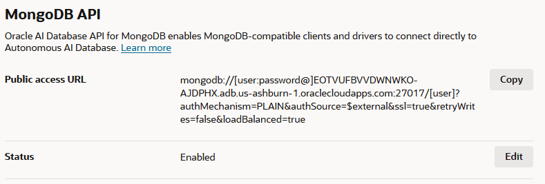 Description of adb_tools_mongo_connect_string.png follows