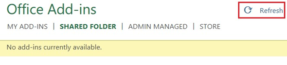 Description of adp-refresh-office-addin.png follows Description of adp-refresh-office-addin.png follows