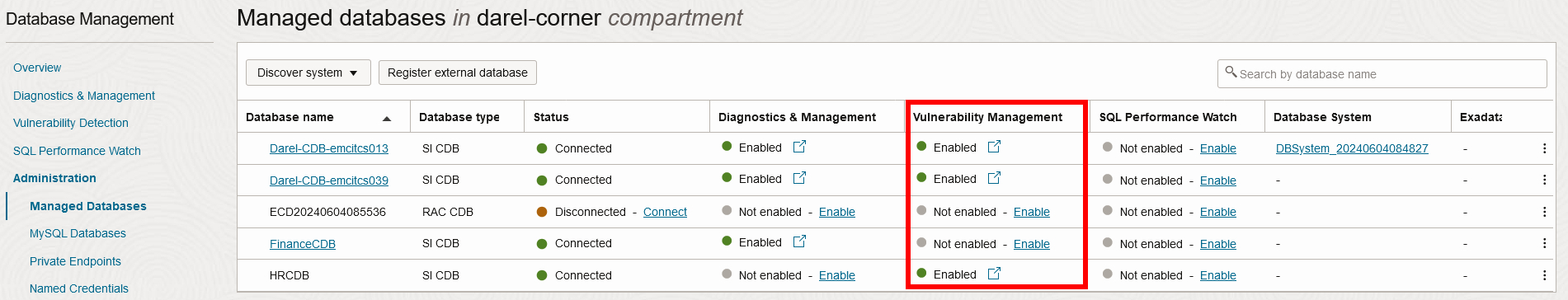 Vulnerability now shows as Enabled Vulnerability now shows as Enabled