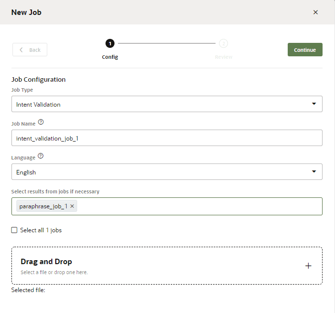 Description of new-validation-job.png follows Description of new-validation-job.png follows