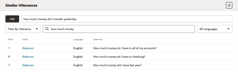 Description of similar-utterance-report-filter-utterance.png follows