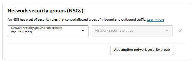 Description of pe-configure-nsg.png follows