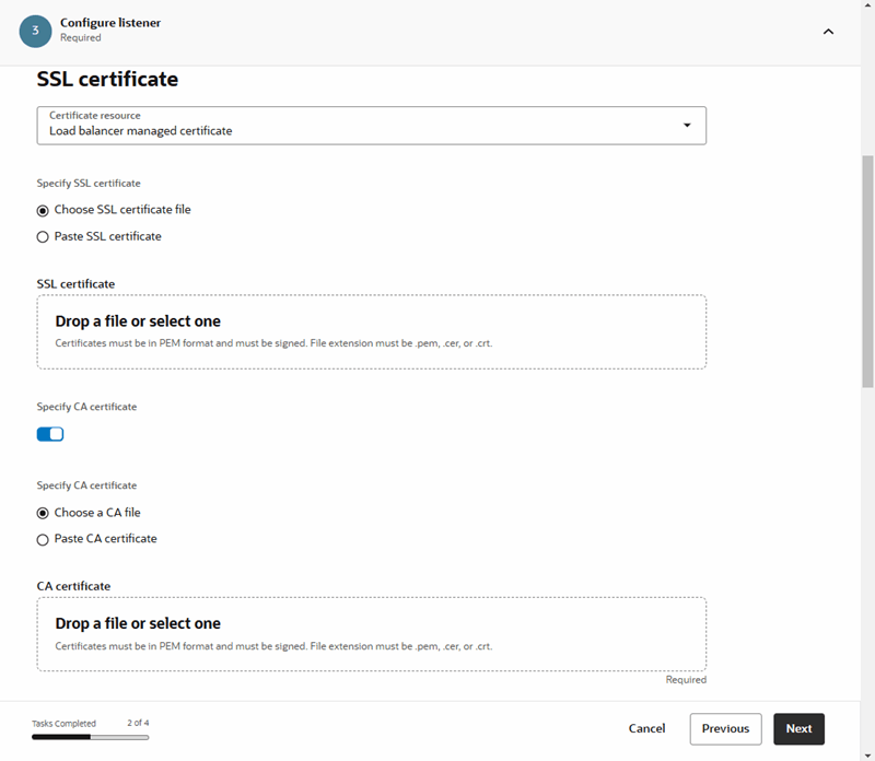 Description of waf-load-ssl-certificate.png follows Description of waf-load-ssl-certificate.png follows