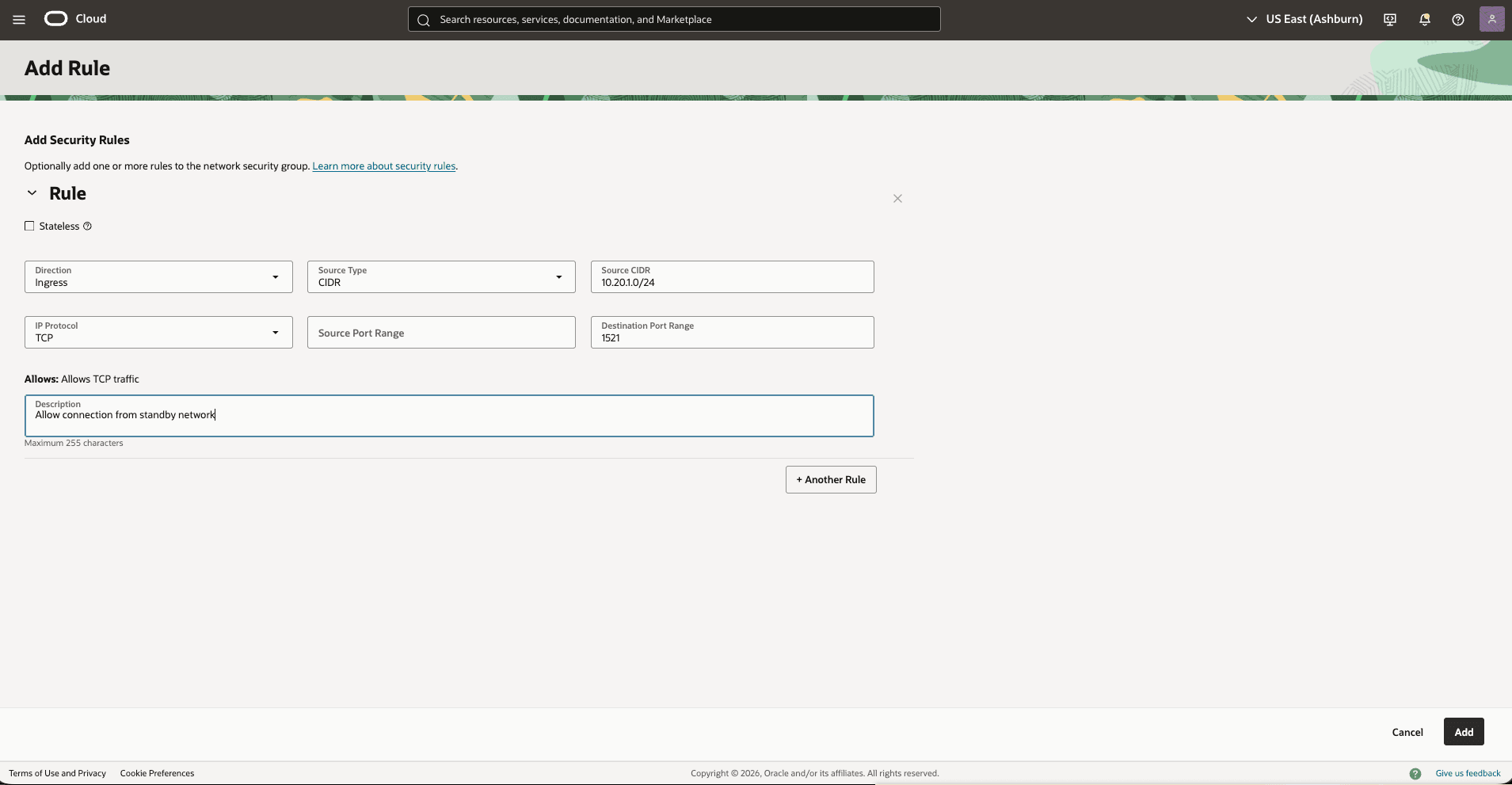 This screenshot shows how to configure the network in the primary zone. This screenshot shows how to configure the network in the primary zone.