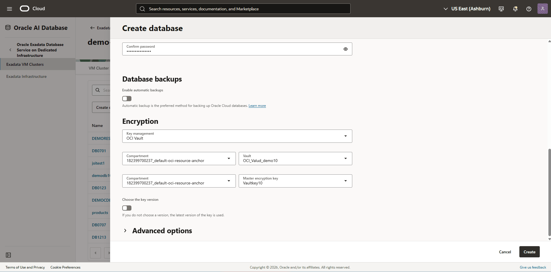 This screenshot shows how to create database. This screenshot shows how to create database.