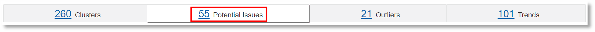 cluster banner - potential issues cluster banner - potential issues
