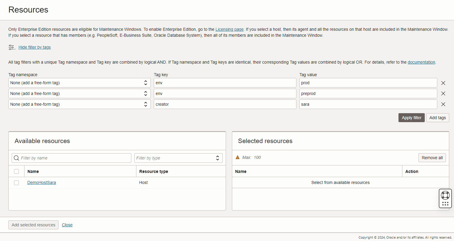 tags filltering using logical OR and AND tags filltering using logical OR and AND